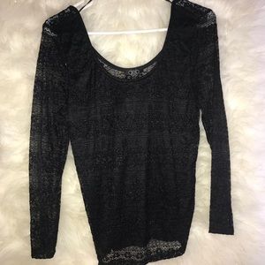 Deb Lace Black Top